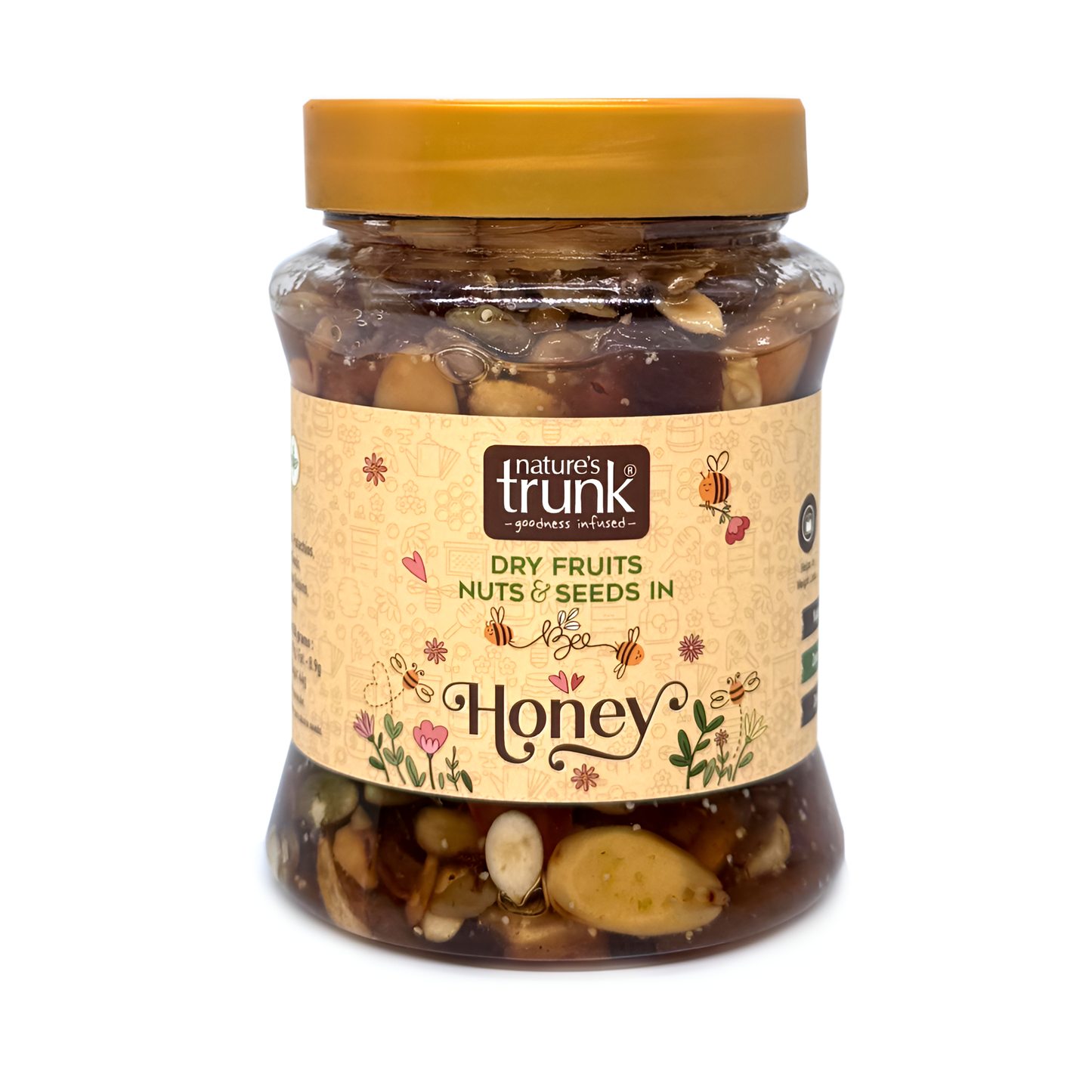 Natureās Trunk honey with nuts, dry fruits and seeds jar ā best honey with nuts for energy and daily wellness