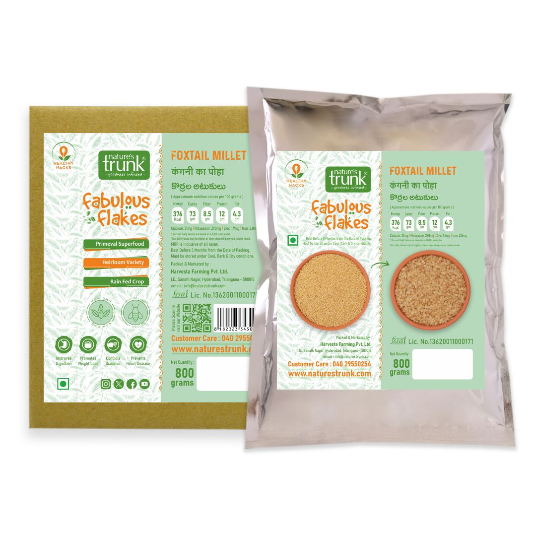 Natureās Trunk natural healthy food product image from organic wellness range ā best foxtail millet flakes online