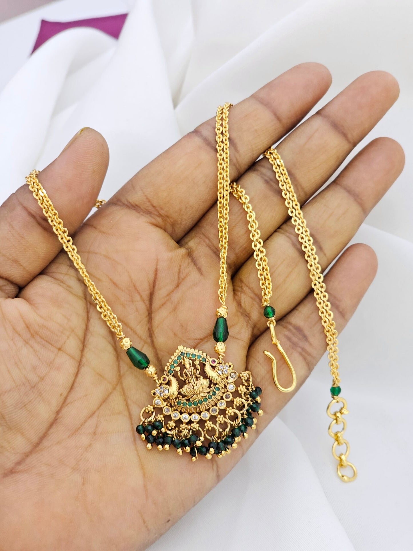 Hand made Laxmi ammavari choker