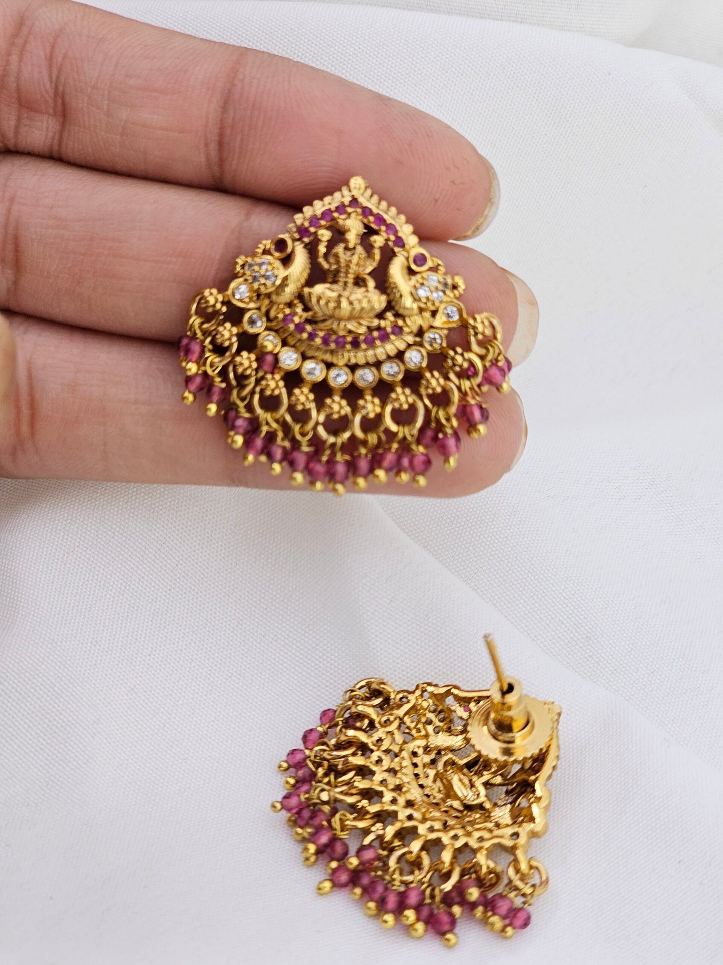 Antique Laxmi ammavari guttapusala studs
