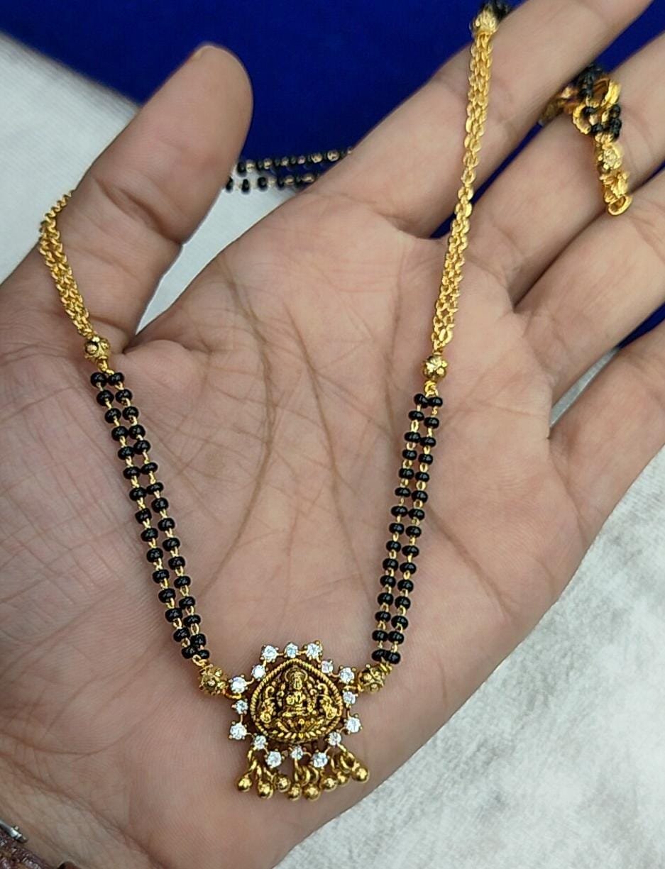 Nakshi black beads