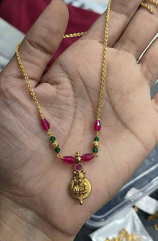 Real beads Laxmi Kasu hand made