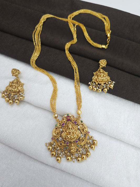 Chandraharam with nakshi locket