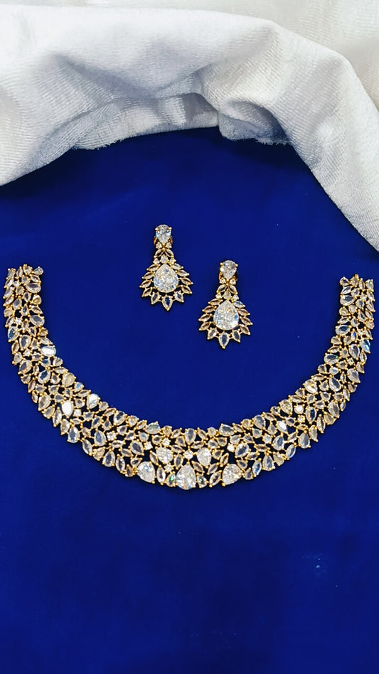 Uncut Stone stylish Neck Set