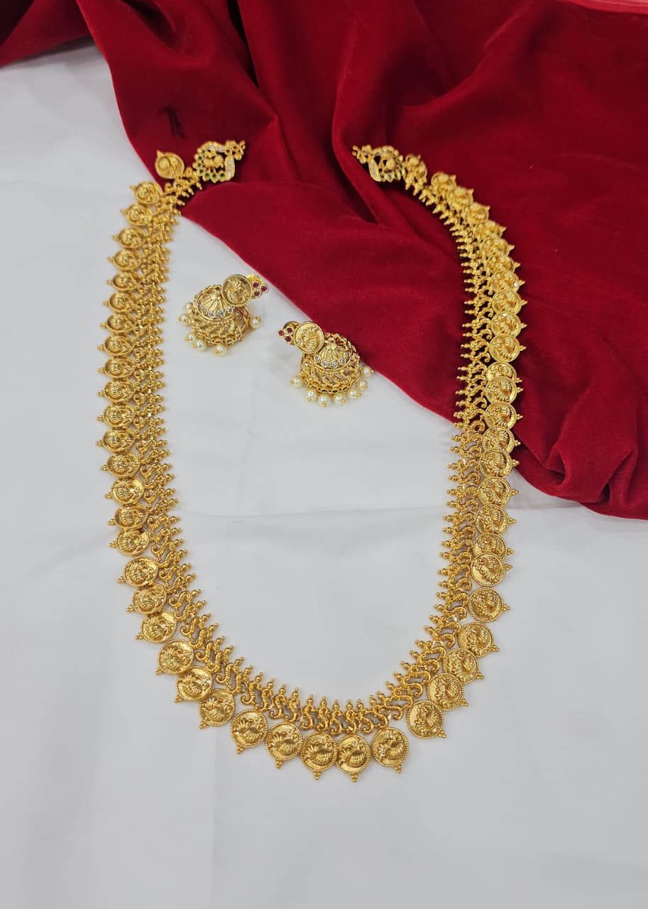 bottu Mala Gold Haram NeckSet