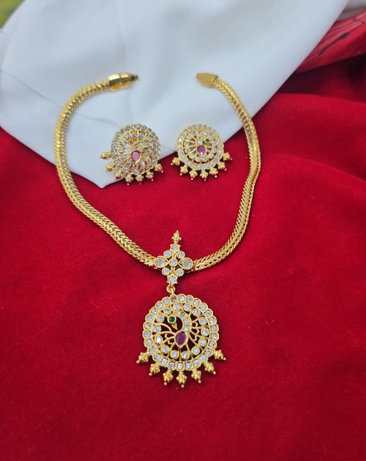 Nanpati with Dollar with Earrings