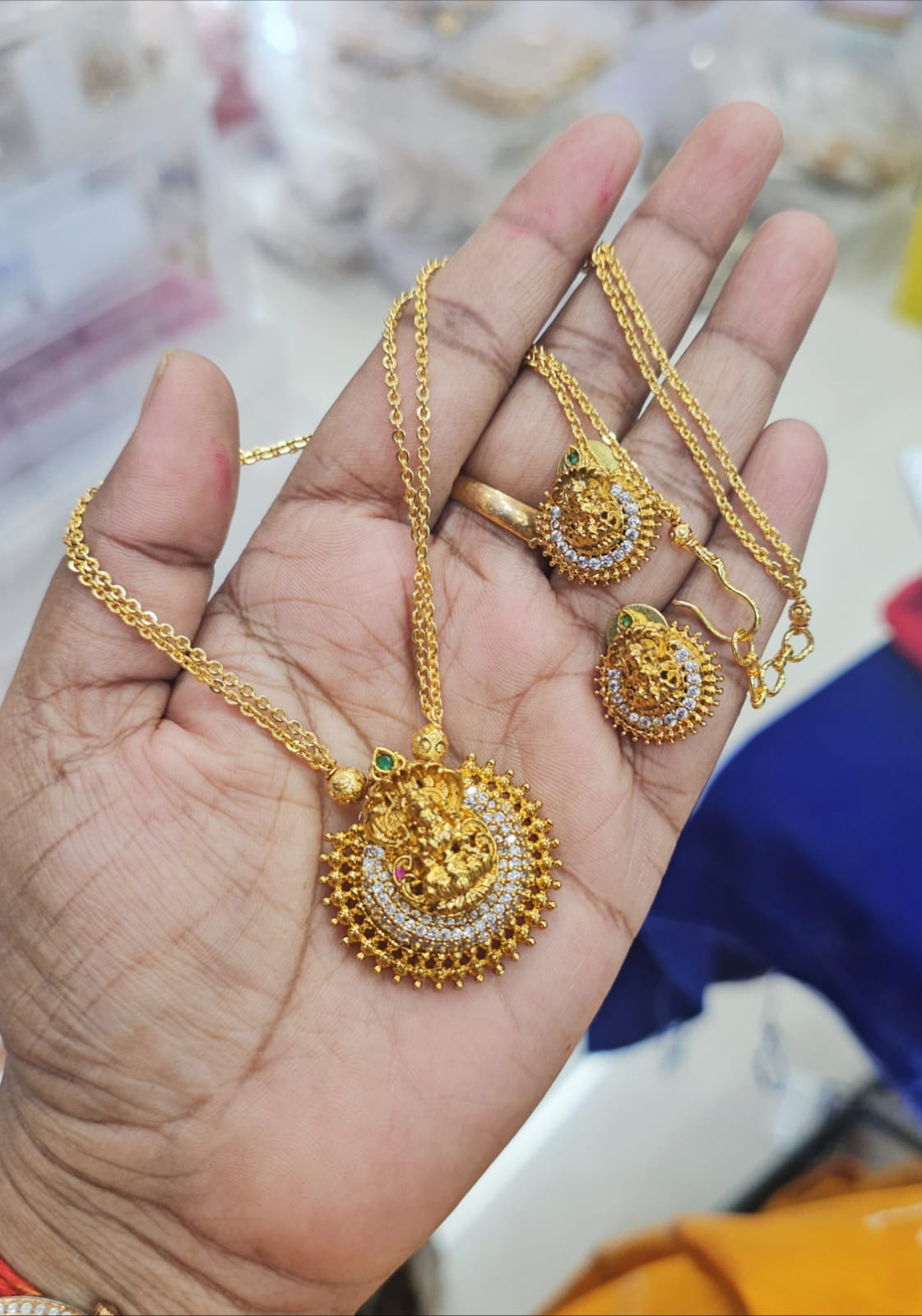 Laxmi choker handmade With Earings