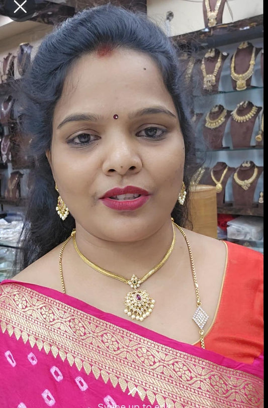 Naapati with Dollar Earings offer price 450