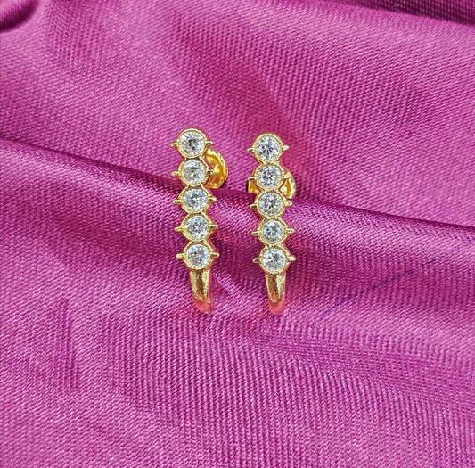 Microplish j studs screw back daily wear just 299