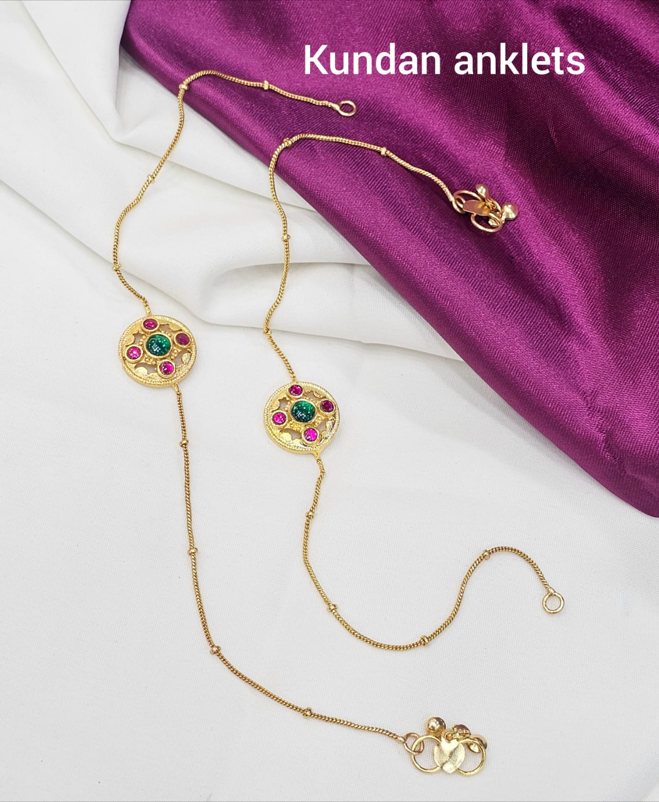 Kundan anklets just 650