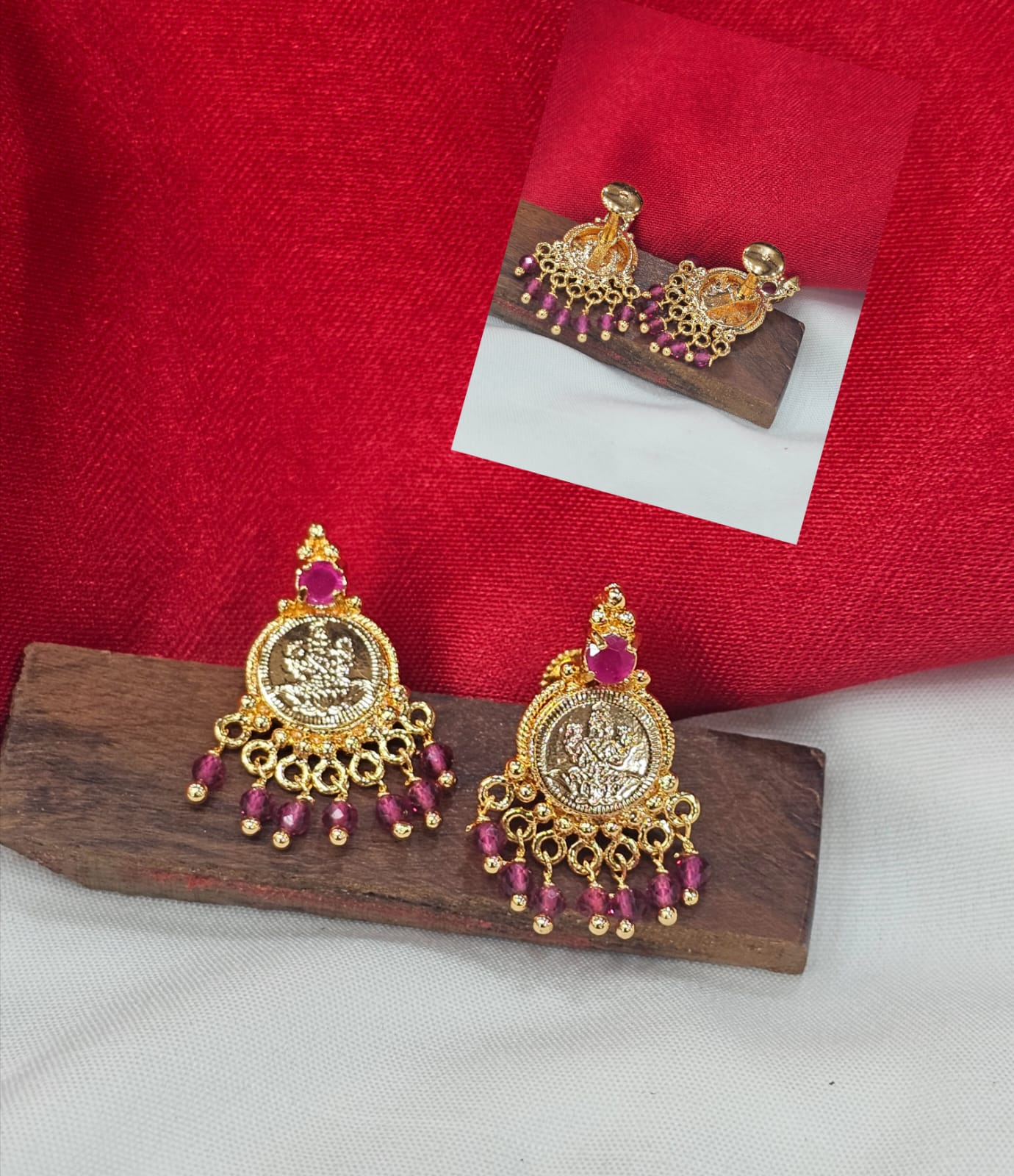 Microplish studs  pink just 299