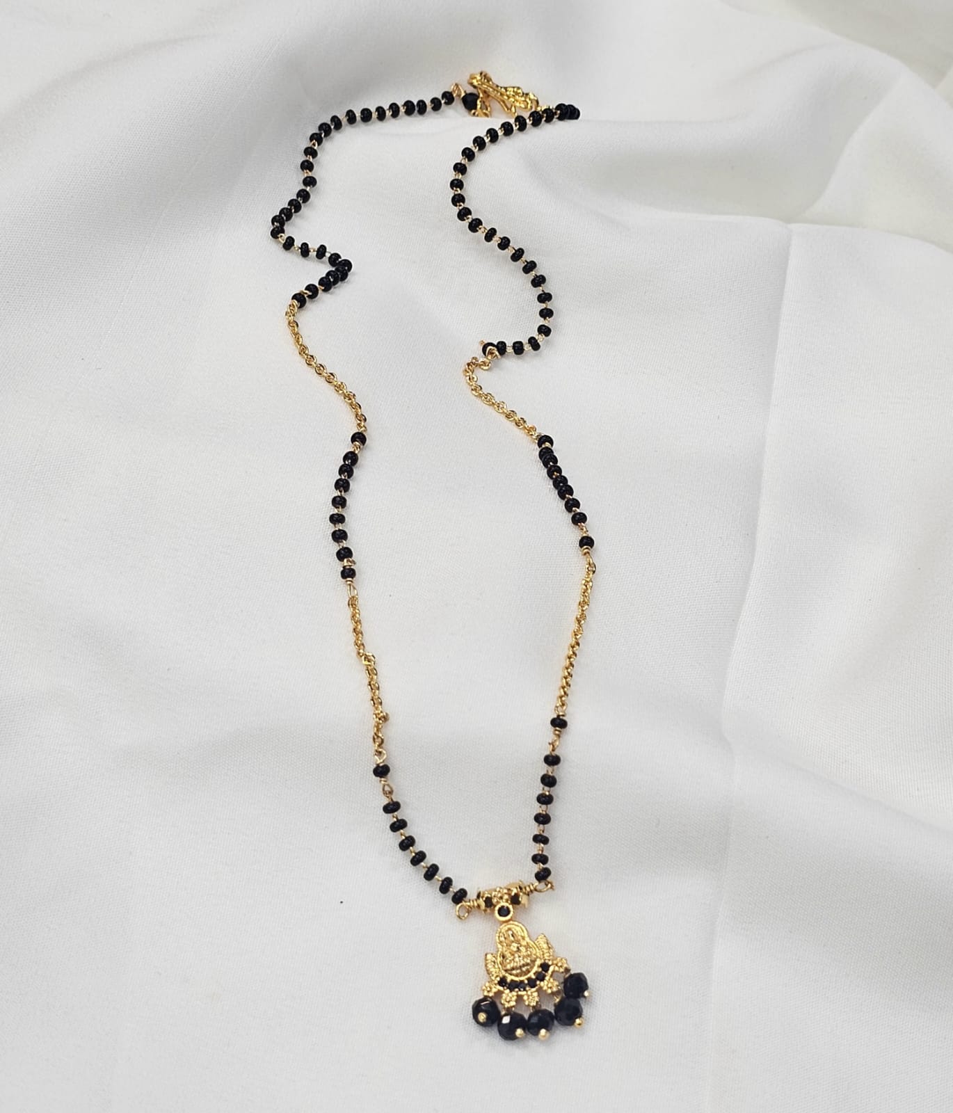 3 lines black beads just 399
