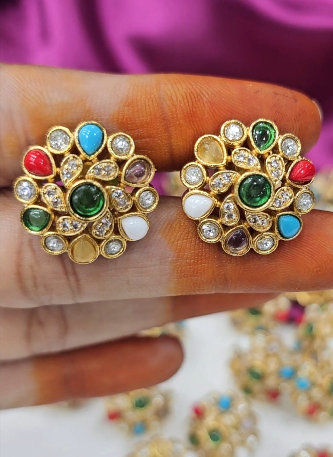 Navaratna studs just 450