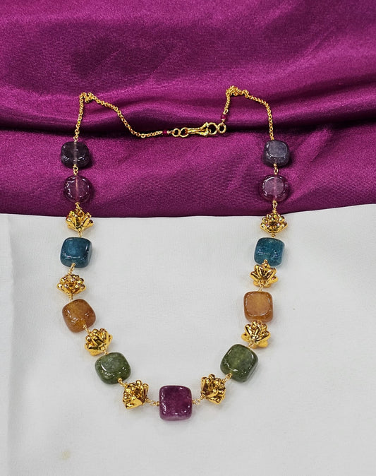 Premium Handmade onex beads Mala with nakshi flowers just 650