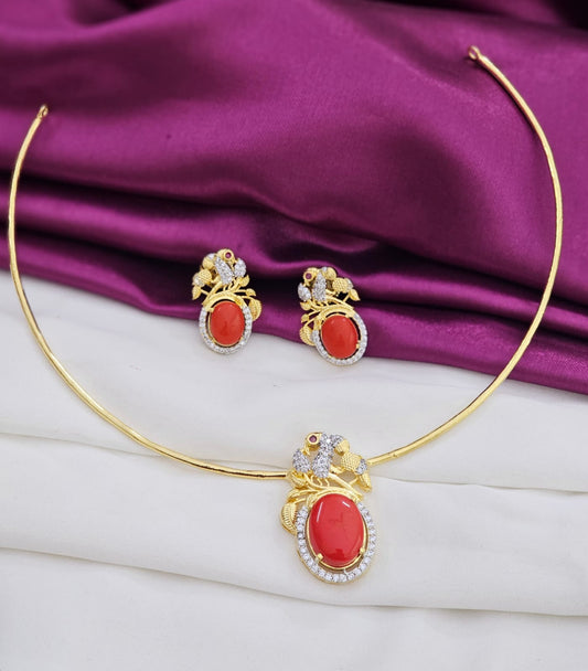 kante choker with ruby stone just 1099