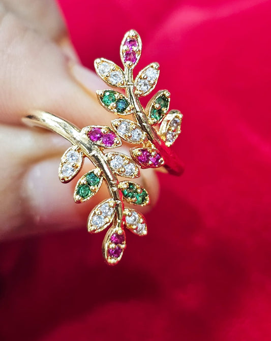 Adjustable finger rings with multi just 350