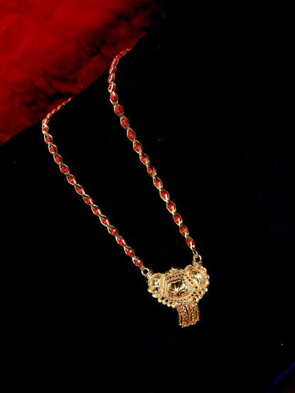 Trendy Gold Plated Mangalsutra