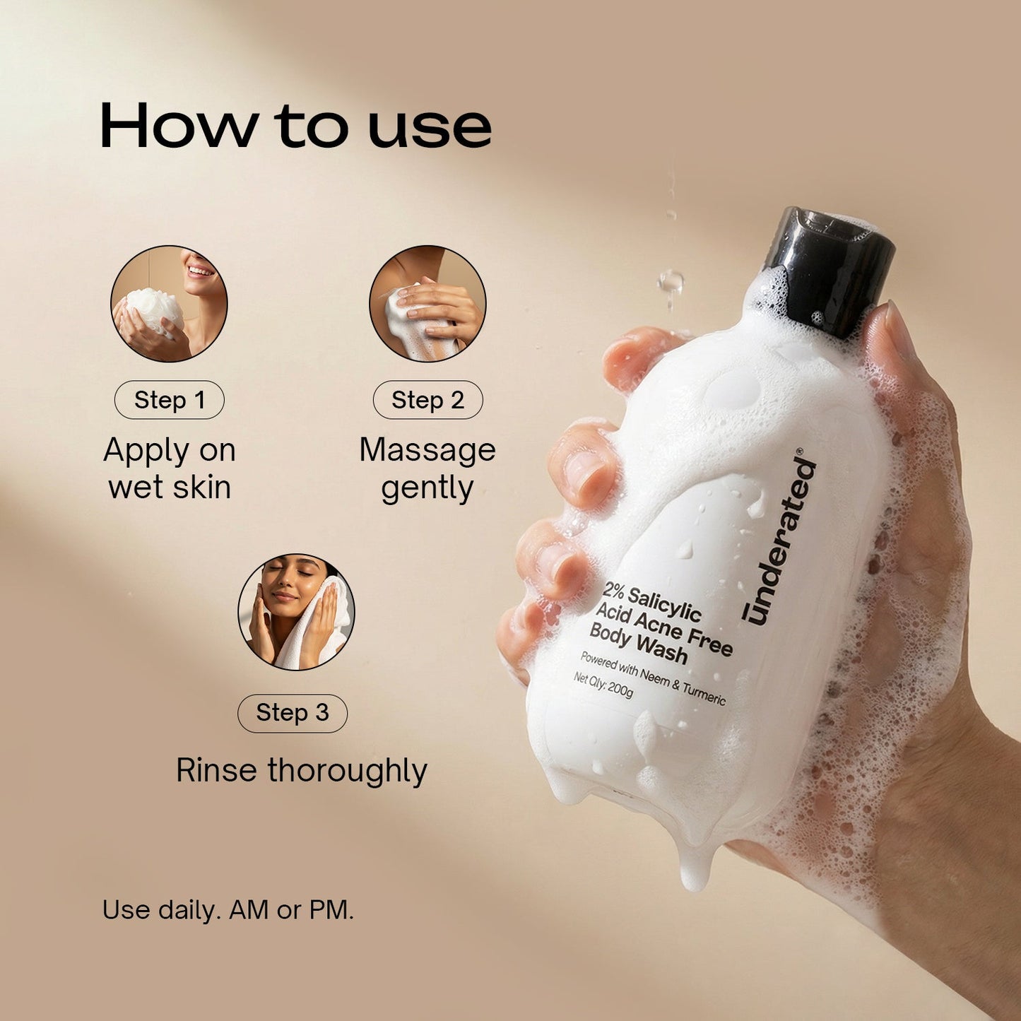 2% Salicylic Acid Acne Free Body Wash