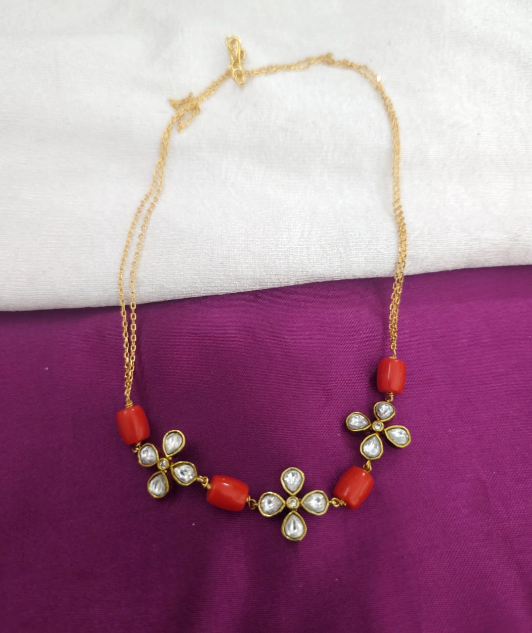 Neck chain handmade actual price 550 offer price 350 free shipping