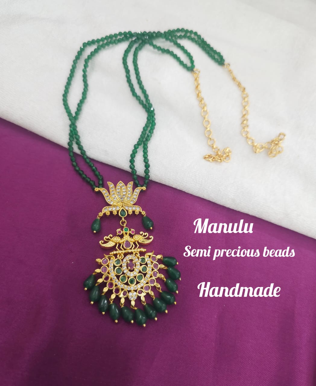 Semi precious beads actual price 1299 offer price 999 free shipping