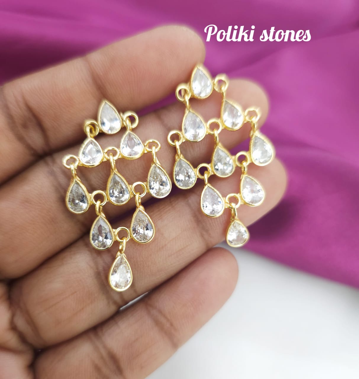 14 ktc replica poliki stone WHITEhangings 450 free shipping