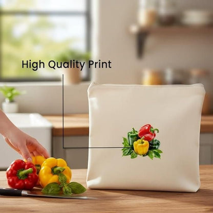 Cotton Reusable Vegetable Bags for Fridge (Pack of 10pc)