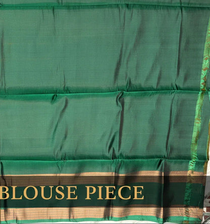 Elegant Maroon and Green Pure Soft Silk Saree with Rich Zari Pallu - pochampallysarees.com