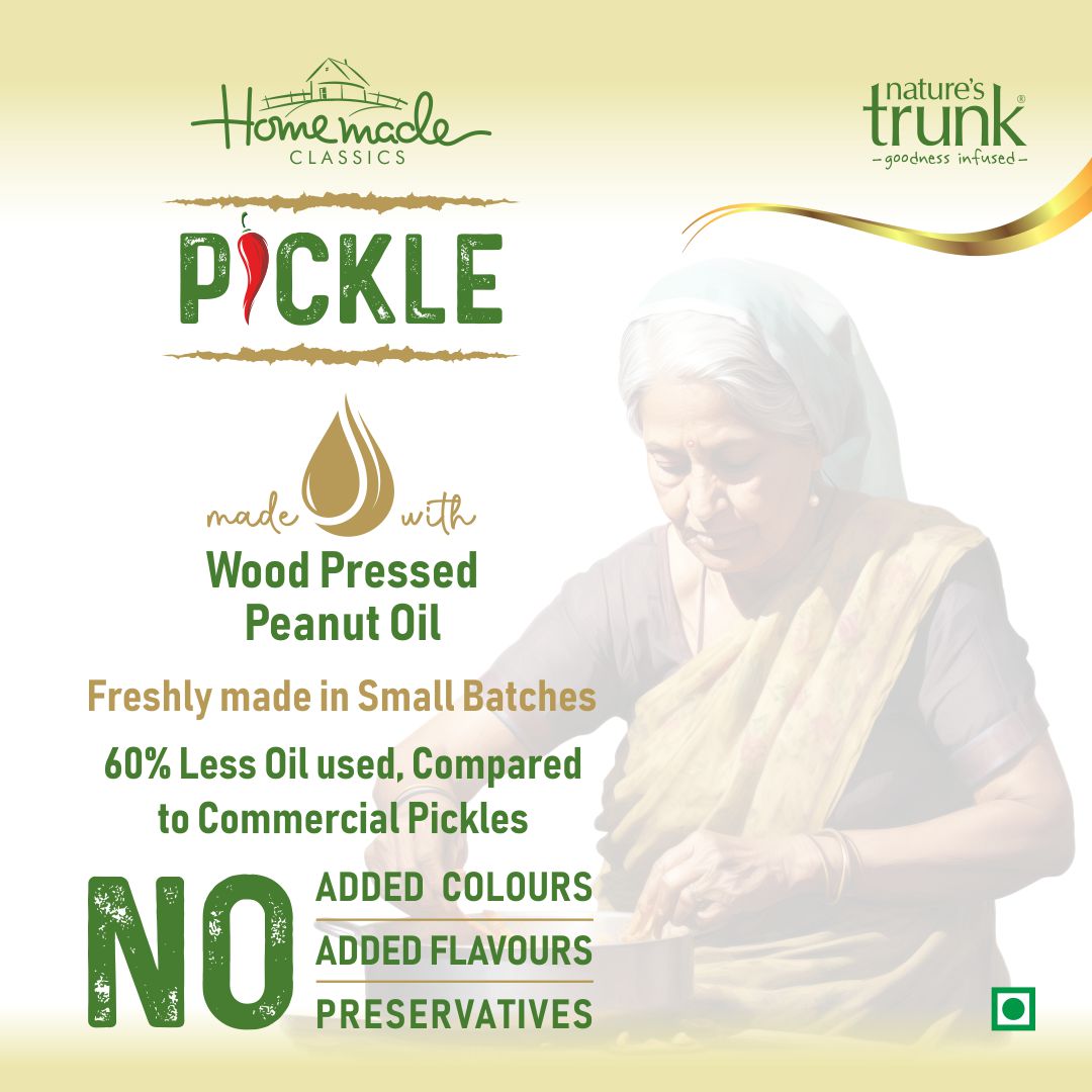 Homemade tamarind pickle prepared in small batches using wood pressed oil, best tamarind pickle online
