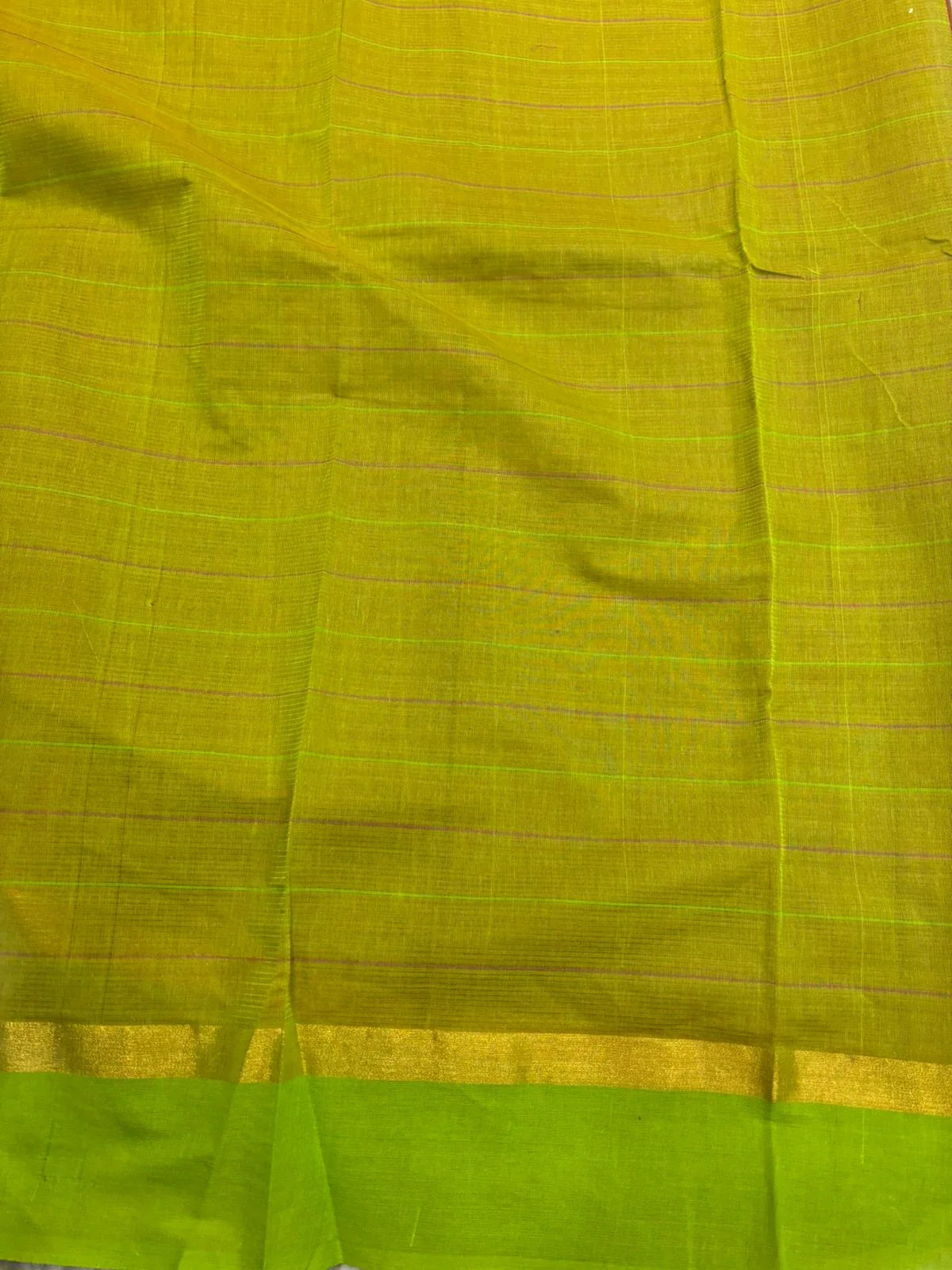 MANGALAGIRI COTTONS BODY BROWN CHECKS DESIGNER BORDER ZARI PALLU AND BLOUSE RUNNING - pochampallysarees.com