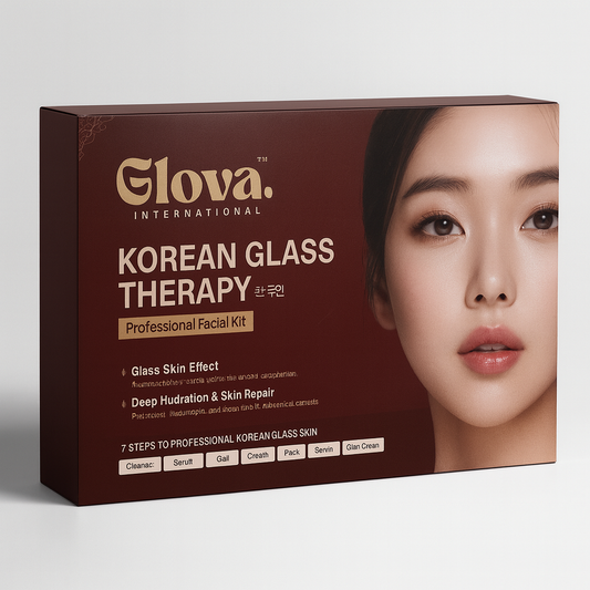 Korean Glass Facial Kit 7 Steps - 270 Grms | Luxury Korean Facial Kit for Radiant Glass Skin