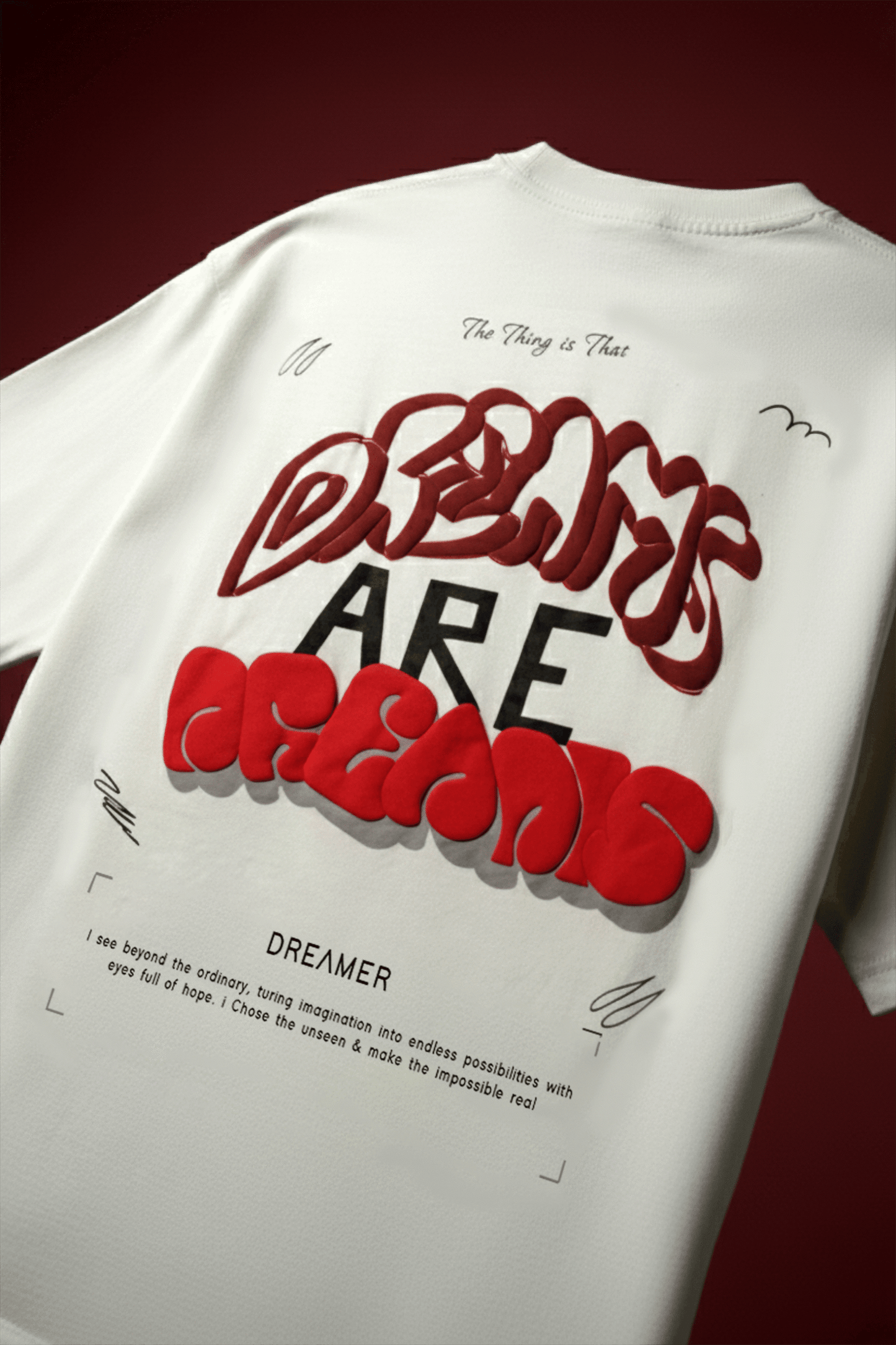 Chasing Dreams Oversized Tee