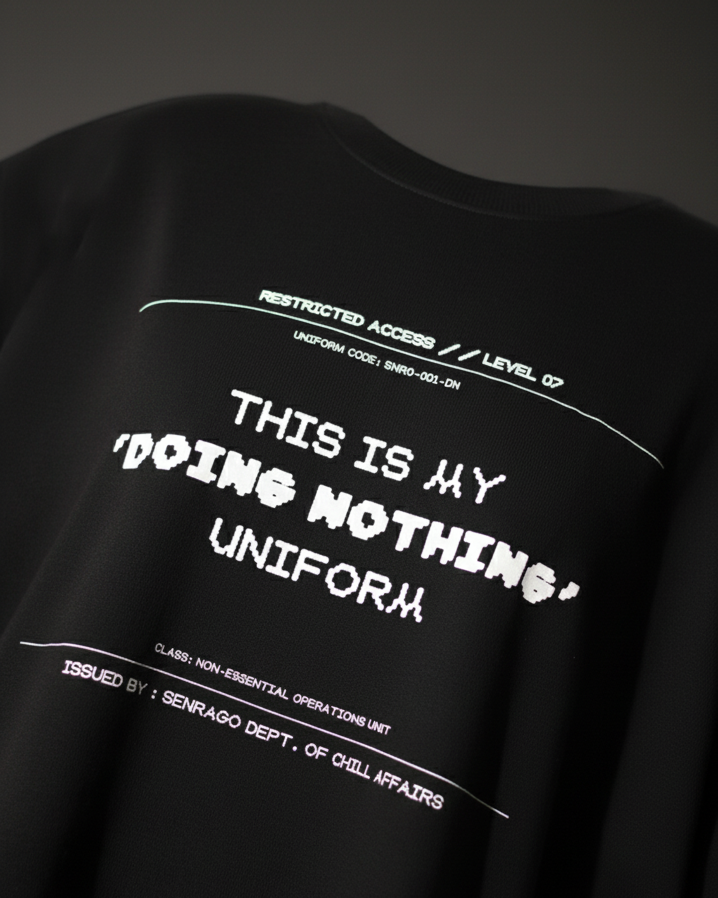 Doing Nothing Oversized Tee