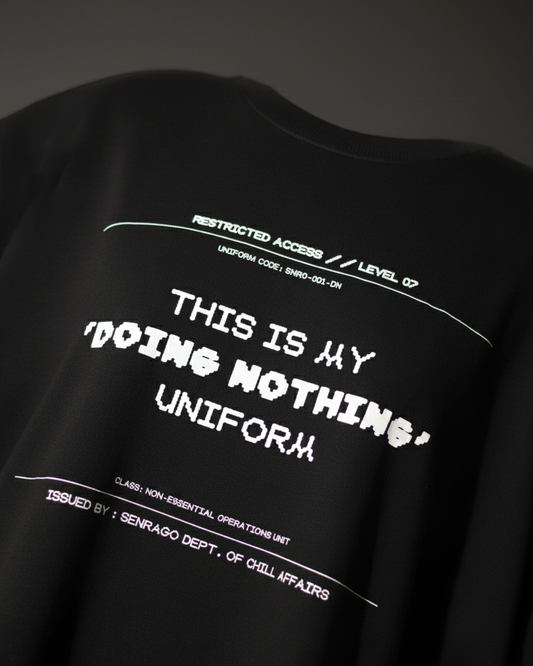 Doing Nothing Oversized Tee