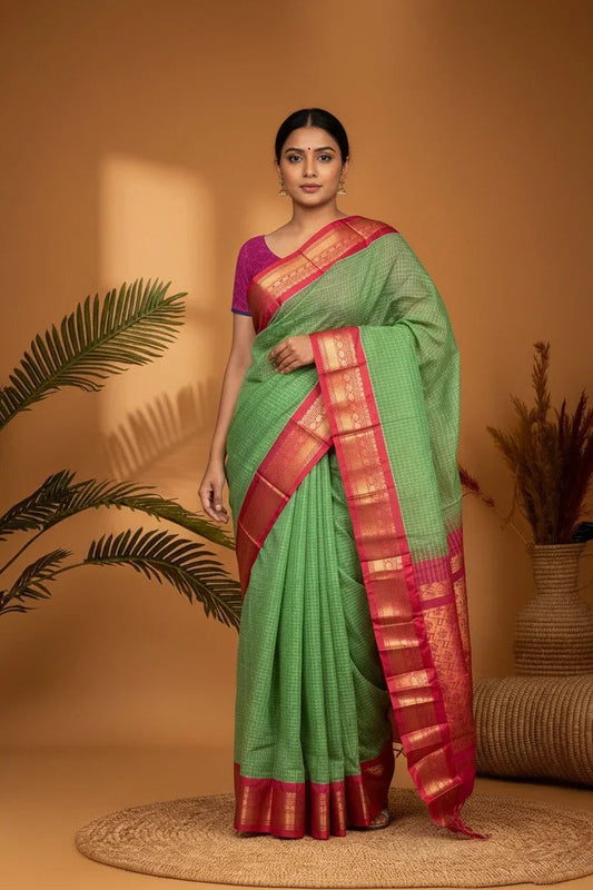 GADWAL COTTON -Z21 - pochampallysarees.com