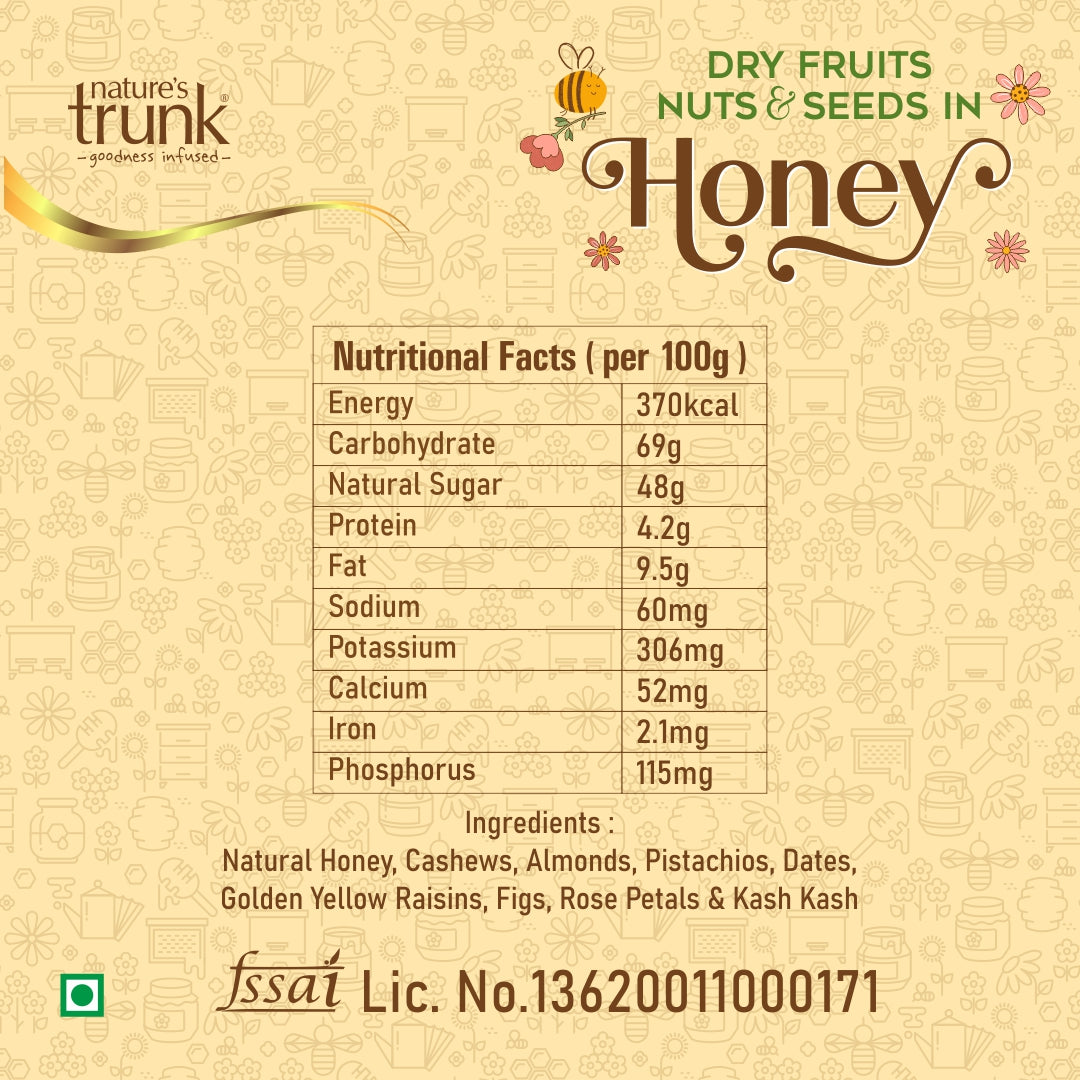 Combo Offer - Nuts & Seeds in Gulkand + Dry Fruits, Nuts & Seeds Soaked in Honey