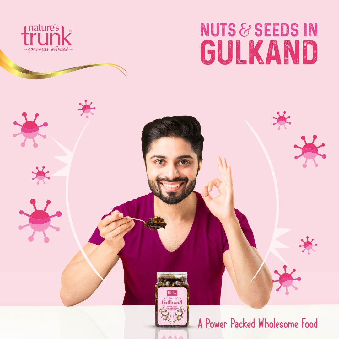 Combo Offer - Nuts & Seeds in Gulkand + Dry Fruits, Nuts & Seeds Soaked in Honey