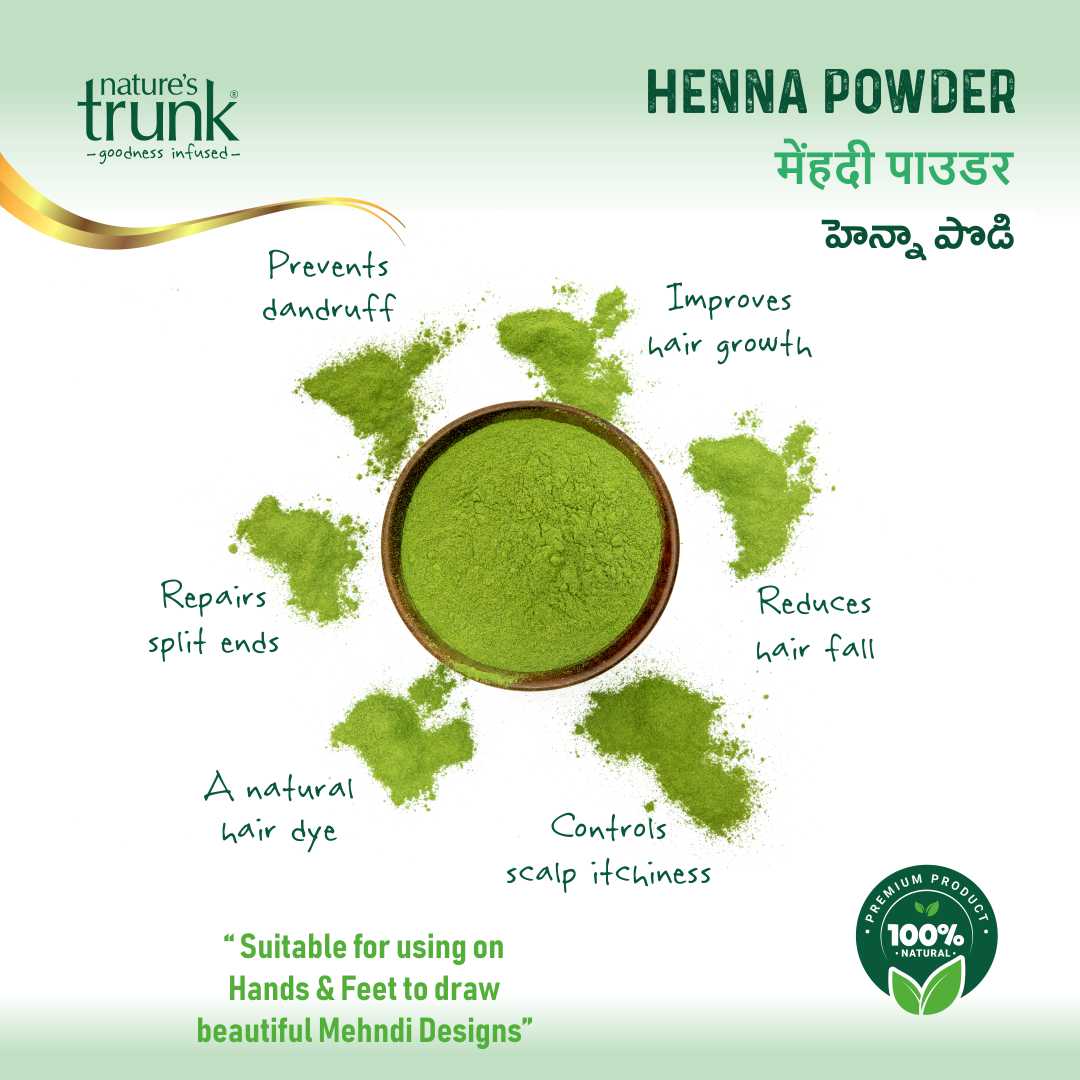 Benefits of henna powder for hair — natural Mehandhi Powder helps strengthen roots, reduce dandruff, and enhance natural shine.
