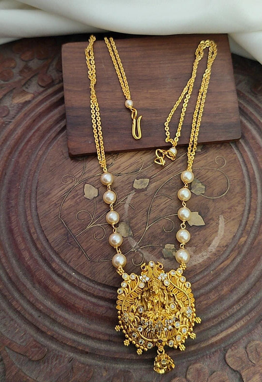 Handmade swaroski laxmi mala just  699