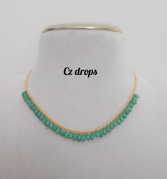 Handmade cz drops Mala 799 free shipping