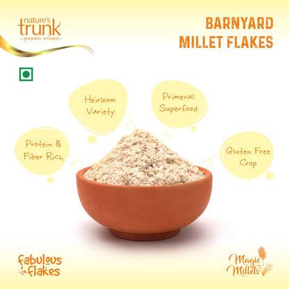 Nature’s Trunk barnyard millet flakes 450g – healthy gluten-free cereal, buy barnyard millet flakes online