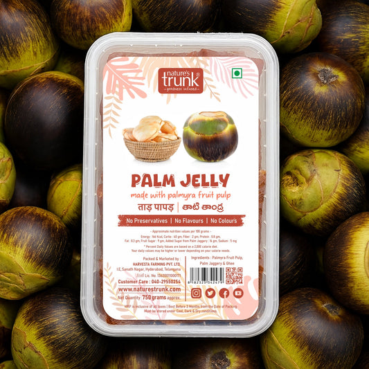 Nature’s Trunk 750g palm jelly jar – buy palm jelly online, natural sweet jelly for desserts and beverages