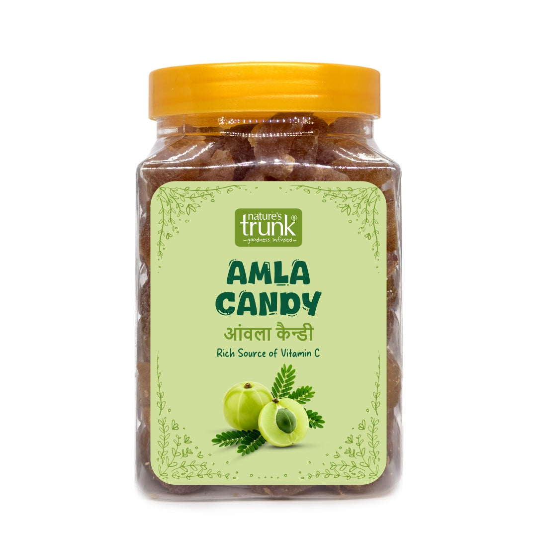 Premium amla candy pack made from natural ingredients. Buy amla candy online for a healthy and tasty traditional snack choice