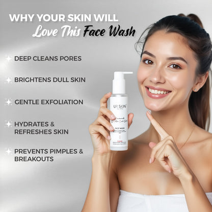 Face Wash with Willow Bark Extract & Niacinamides