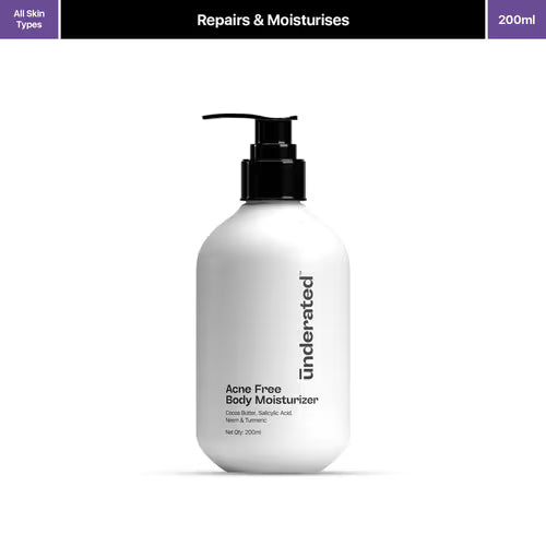 Underrated Acne Free Body Moisturizer 200ML
