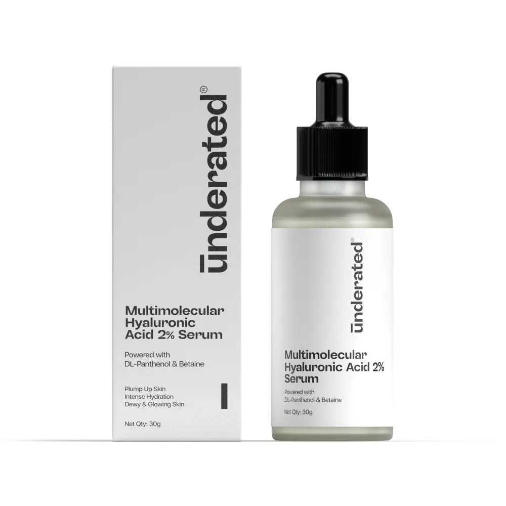 Underrated Multi Molecular Hyaluronic Acid 2% + Betaine 3% Serum 30ML