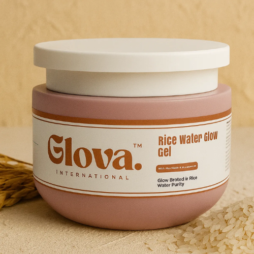 100% Natural Rice Water Glow Gel | Skin Glow Gel with Hydration and Natural Brightening Benefits