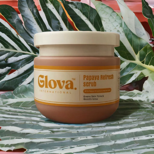 100% Natural Papaya Enriched Refreshing Exfoliating Scrub for Smooth Radiant Skin