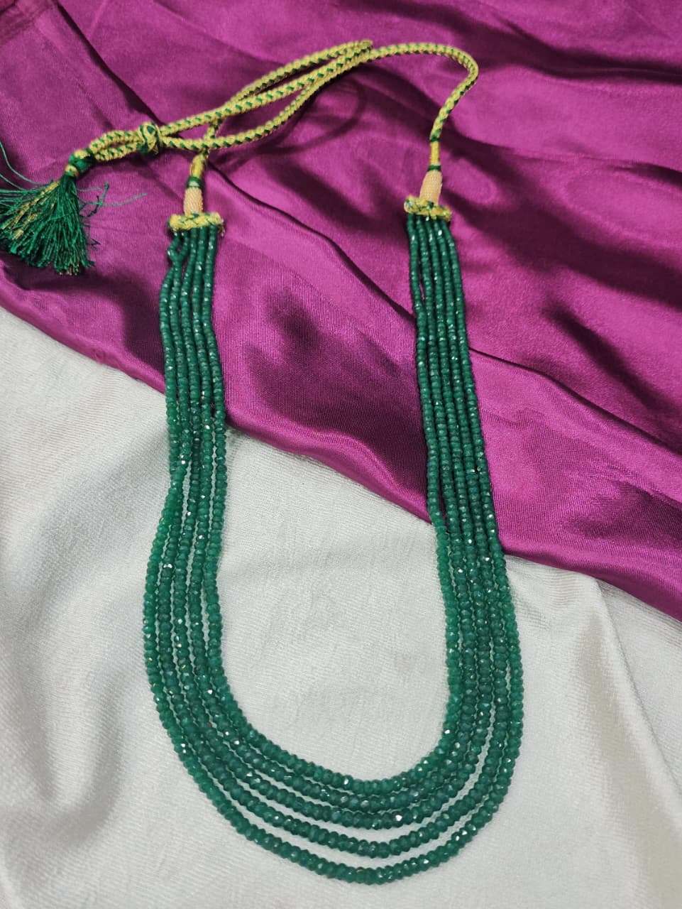 Original beads cutting Chetan emeralds just 5800