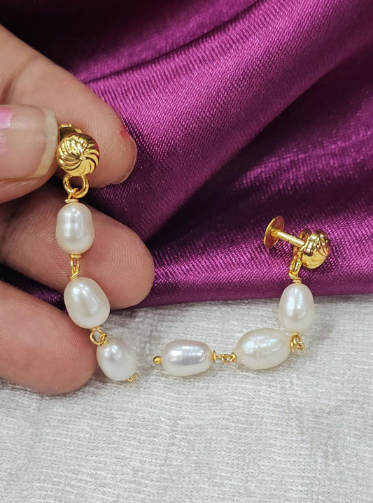 Real pearl hangings  handmade JUST 499