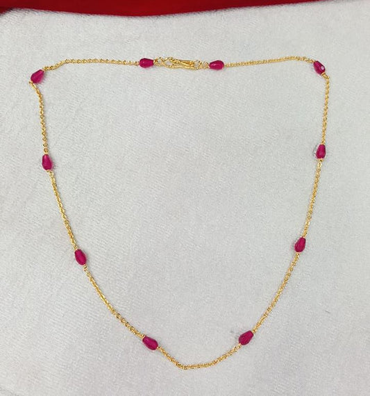 Manulu pink chain hand made just 450